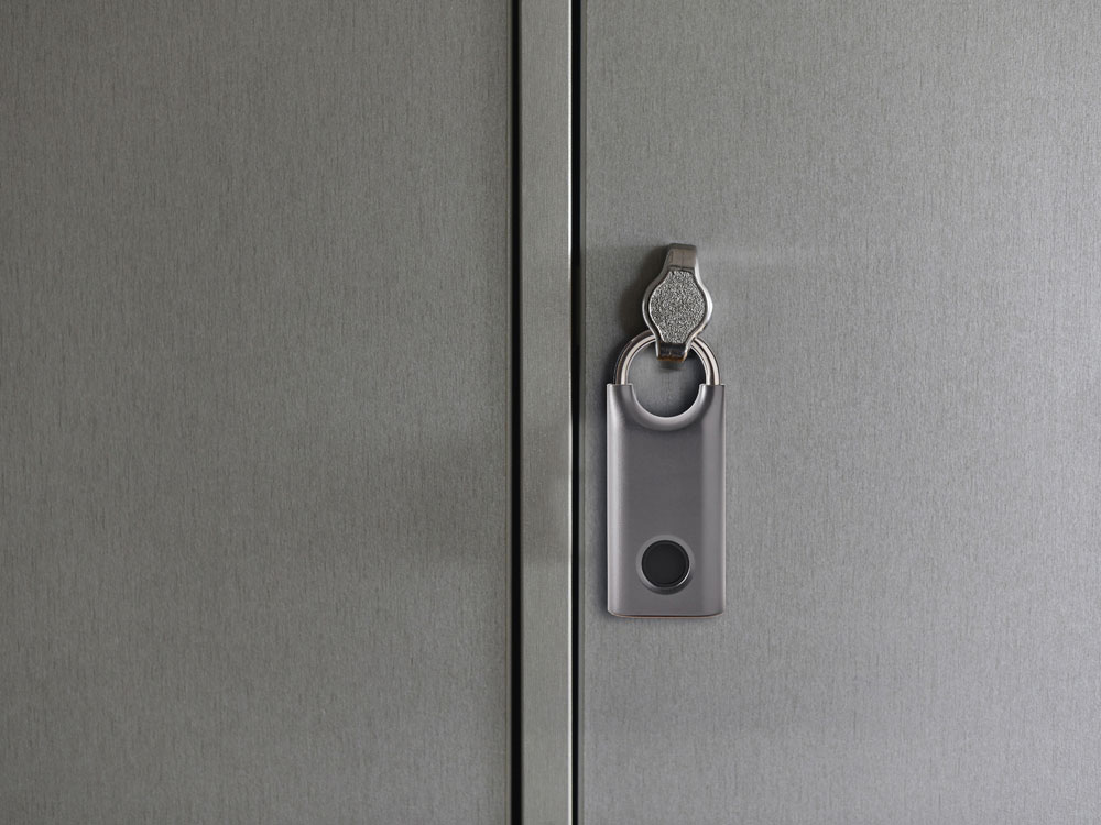 Замок с сенсором Noma Lock, темно-серый