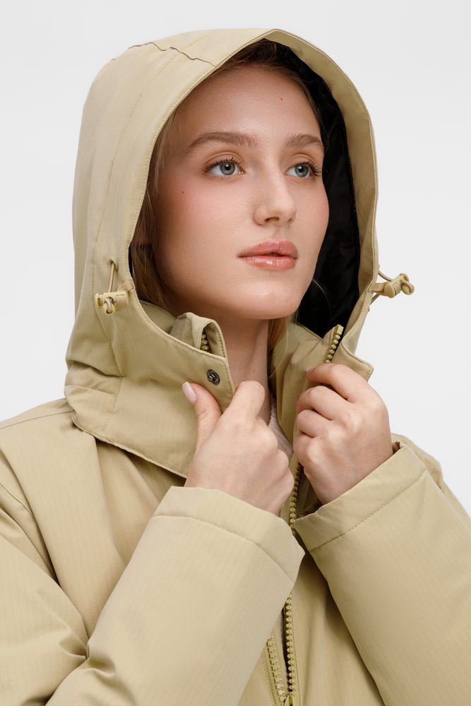 Куртка-парка унисекс Sfera, бежевая, размер 4XL