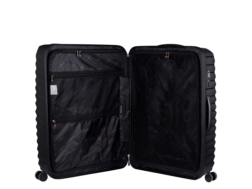 Чемодан Eberhart Dune большой L полипропилен черный 46D-009-428