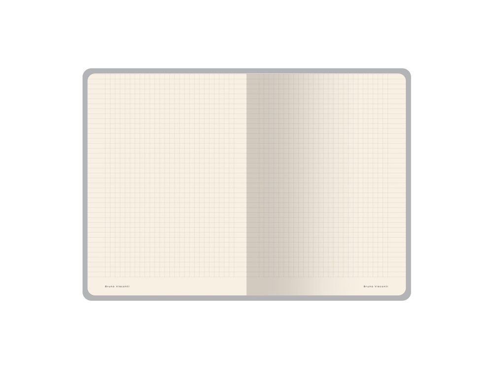 Бизнес тетрадь А5 Megapolis flex 60 л. soft touch клетка, зефирный мятный