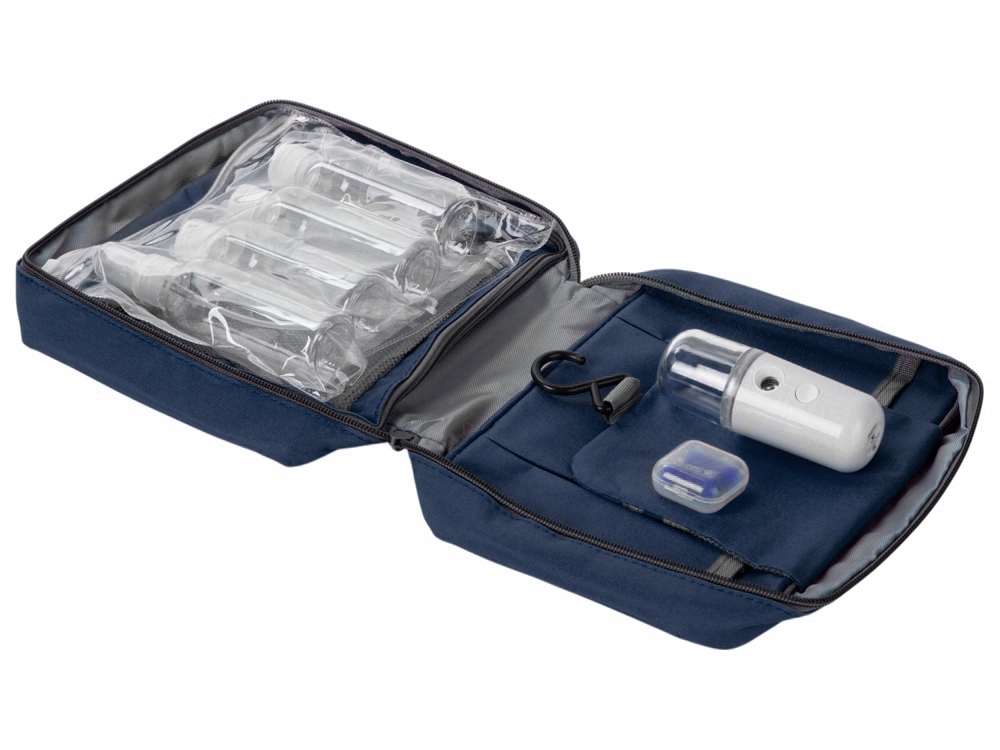 Набор для путешествий Fly away, темно-синий