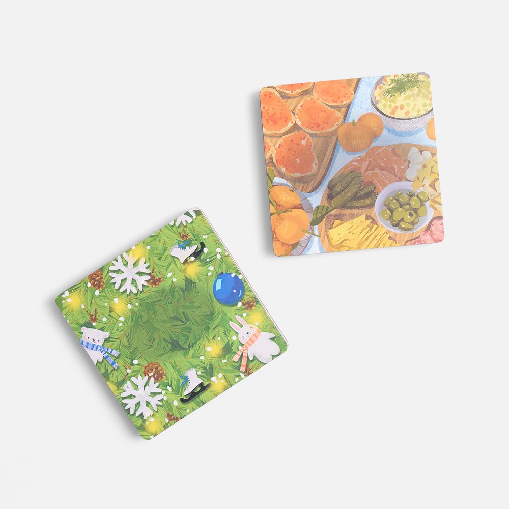 Игра крестики-нолики «Criss Cross. Снегошарики» фото на сайте Print Logo.