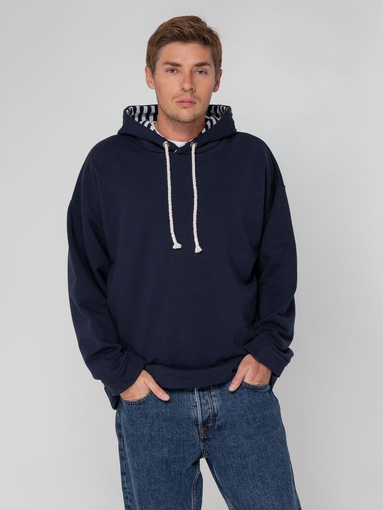 Худи унисекс оверсайз Seamark с логотипом сделано в России | Print Logo