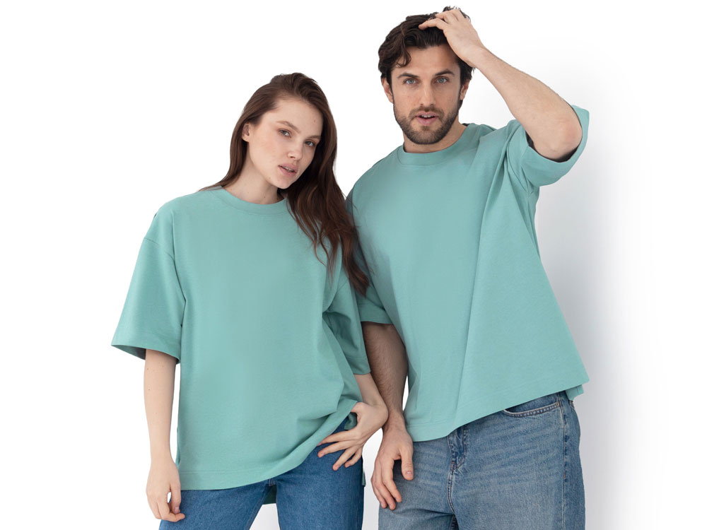 Футболка оверсайз Beta.01 унисекс с логотипом Ubasic Pulse | Print Logo