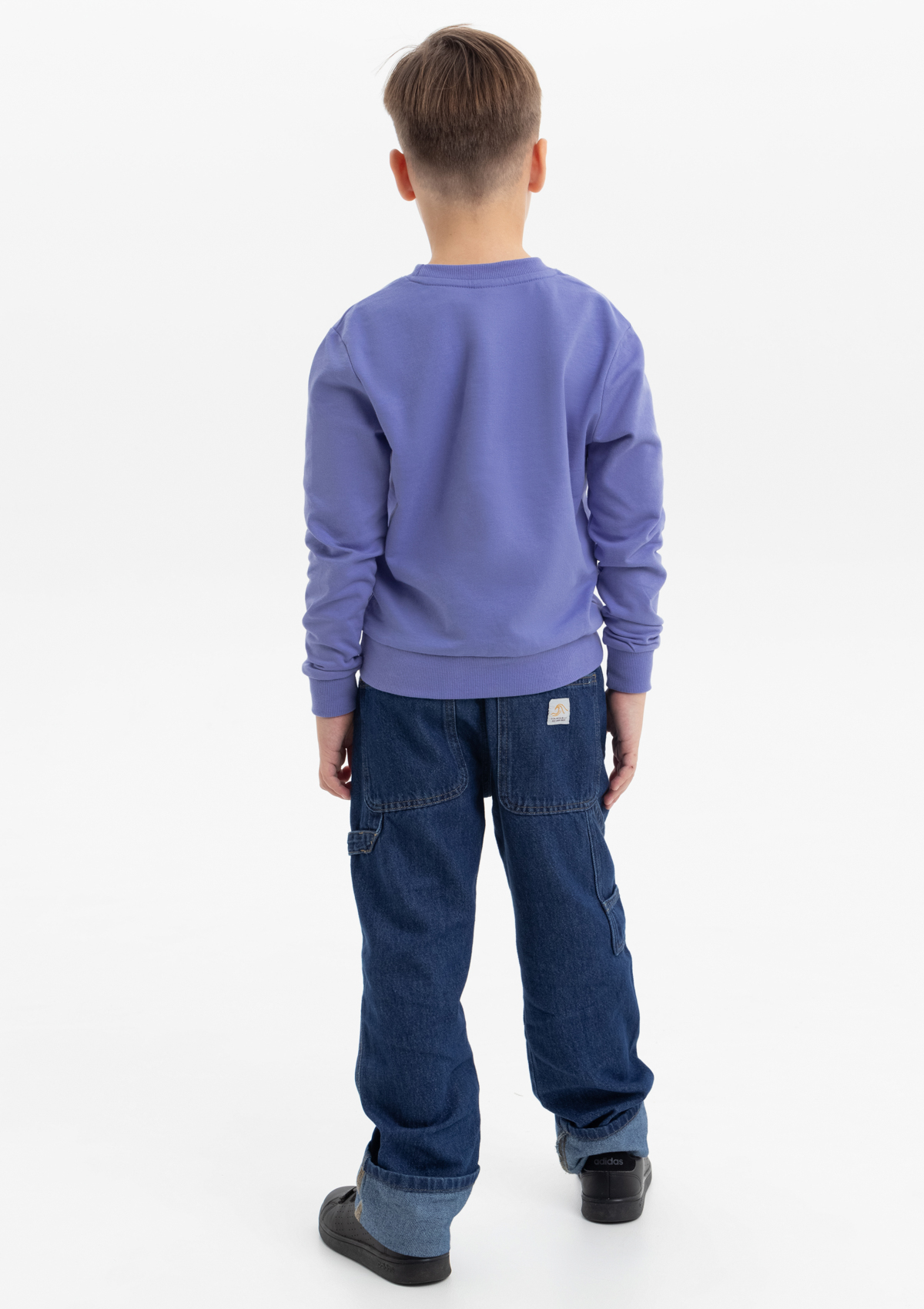 Свитшот детский STAN футер без начёса, 260, 63J, Сливовый,  (95)  (12/12 лет)