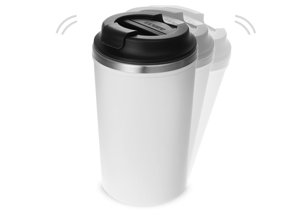 Герметичная термокружка на присоске Kick, 350 мл с логотипом Waterline | Print Logo