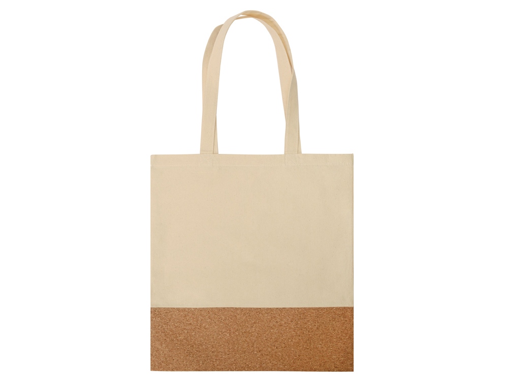 Сумка из хлопка и пробки, натуральный