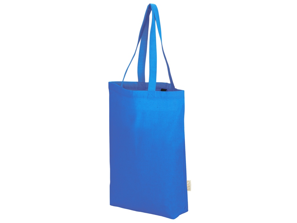 Сумка Fixy из переработанного хлопка с фиксирующей эластичной лентой, синий