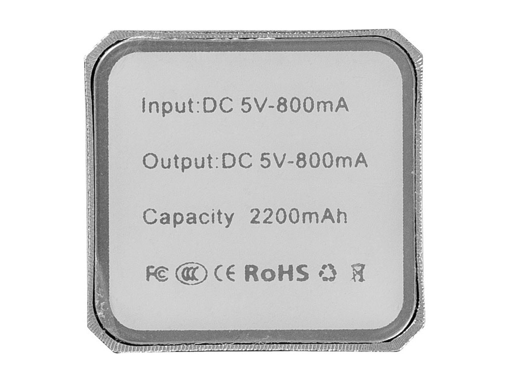 Портативное зарядное устройство Volt, серебристый