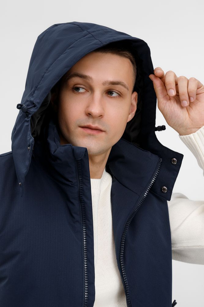 Жилет унисекс Sfera, темно-синий, размер 3XL