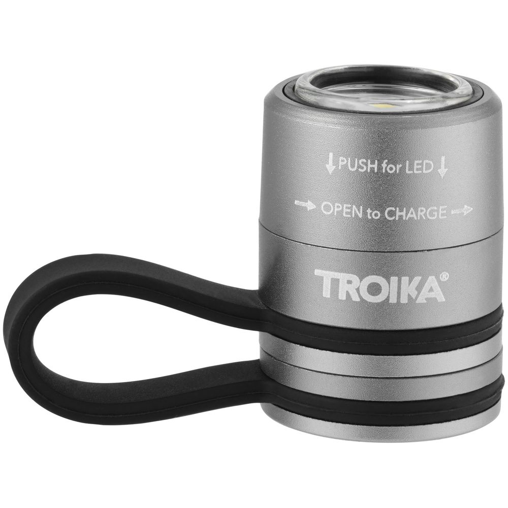 Фонарик Eco Run — пример нанесения логотипа (Troika) | Print Logo