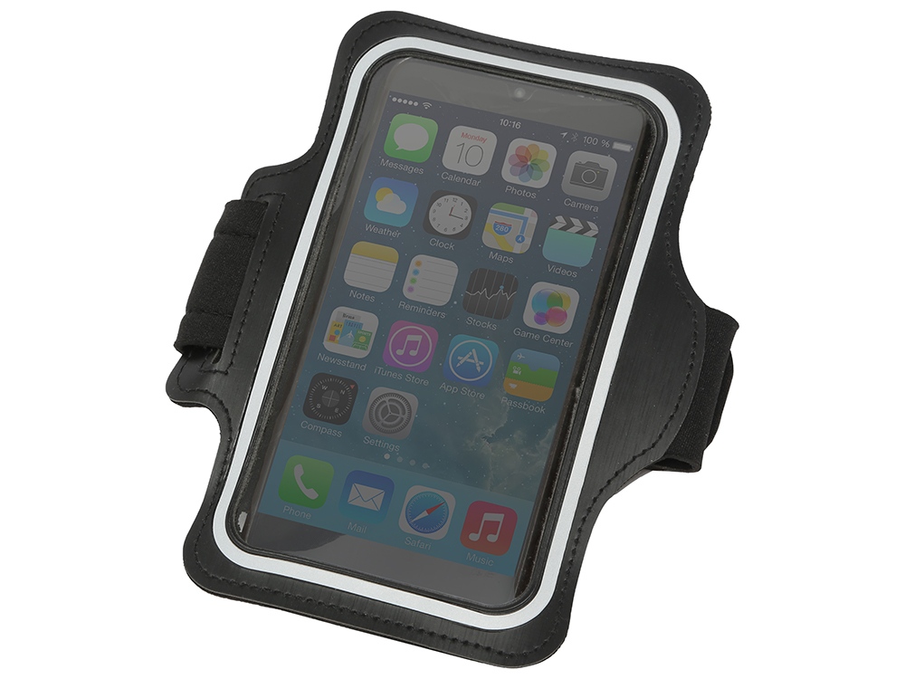 Спортивный чехол на руку для телефона Athlete с логотипом Vibe | Print Logo