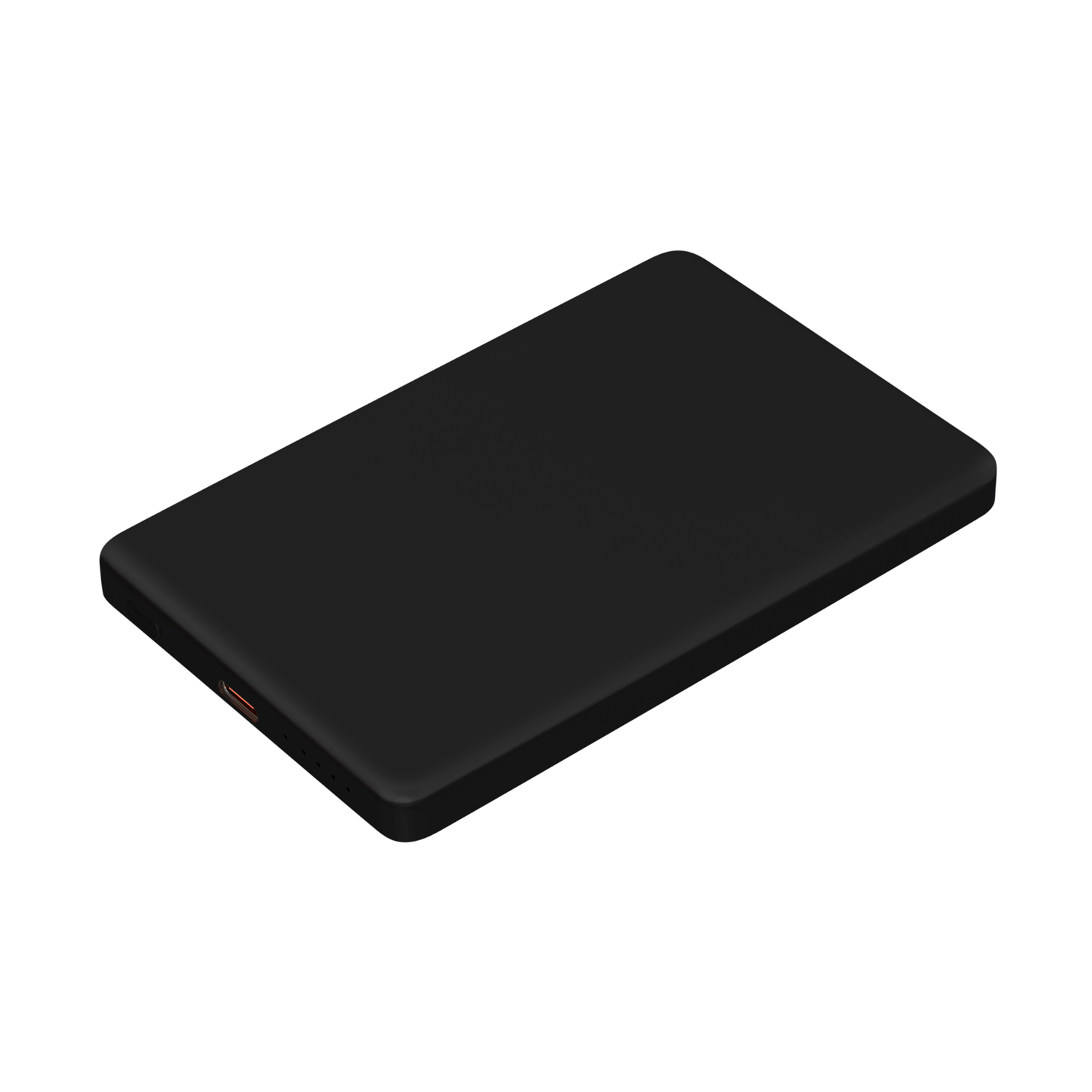 Внешний аккумулятор Атлантис (Atlantis) PD 5000mAh с функцией беспроводной зарядки 15W, черный