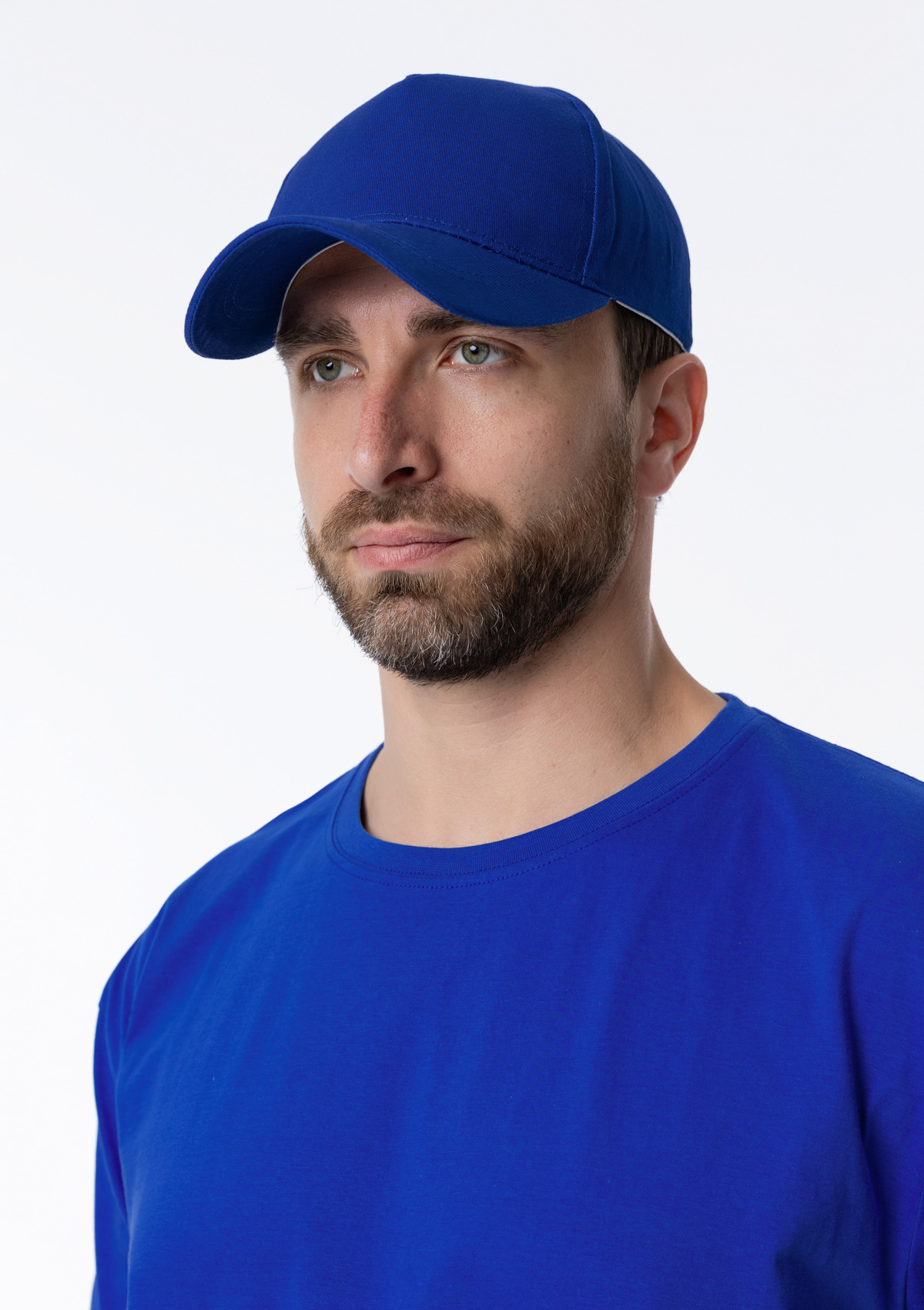 Футболка унисекс без бокового шва STAN хлопок 160, 02, Синий,  (16/1)  (48/M)