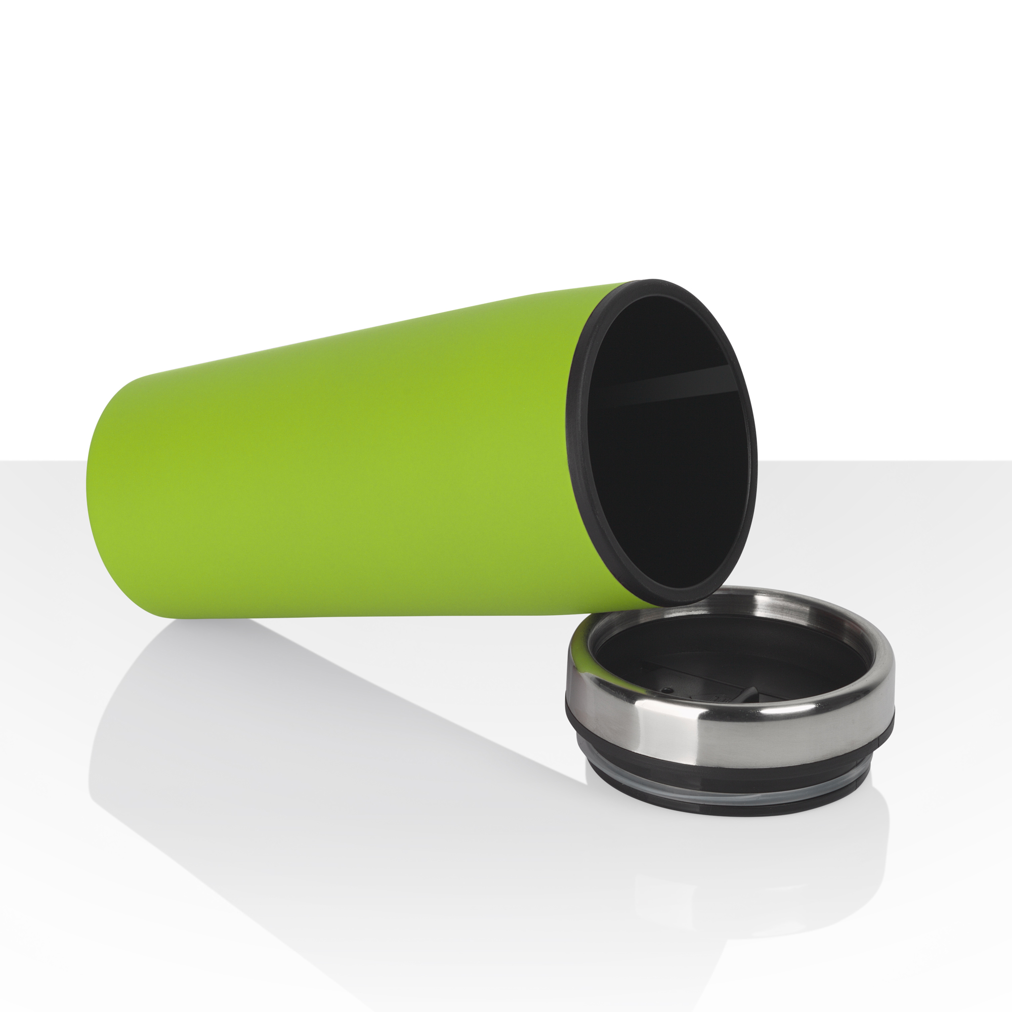 Термостакан "Европа" 500 мл, покрытие soft touch, фиолетовый