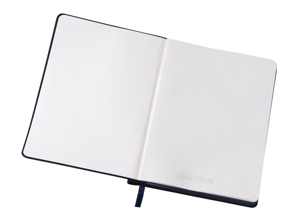 Блокнот А5 Notepeno Max, 96 листов 80 гр/м2 белой FSC бумаги, темно-синий