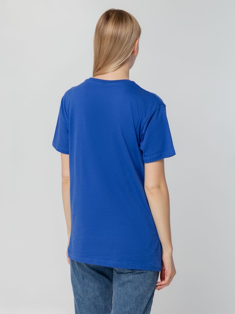 Футболка унисекс T-bolka 140, ярко-синяя, размер M