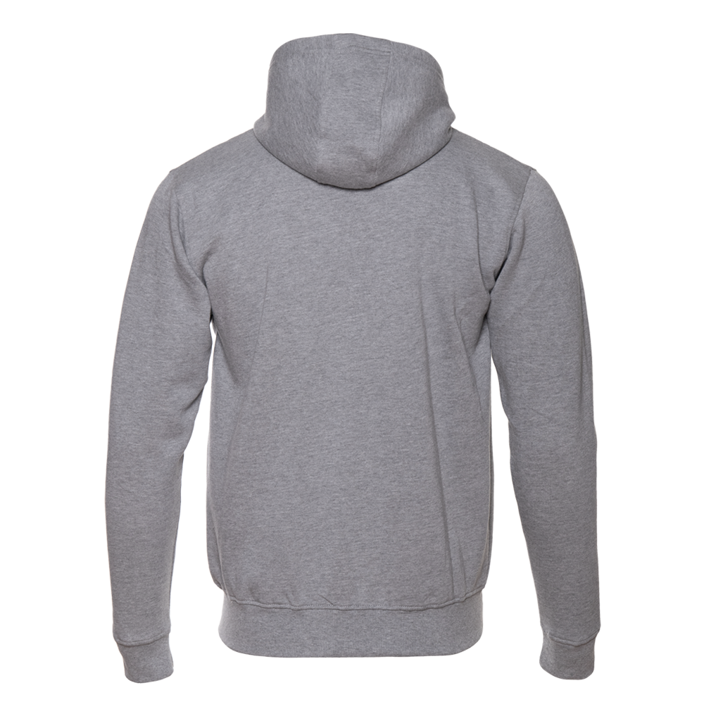 Толстовка мужская STAN с капюшоном на молнии футер с начёсом 280, 17, Серый меланж,  (50/60)  (52/XL)
