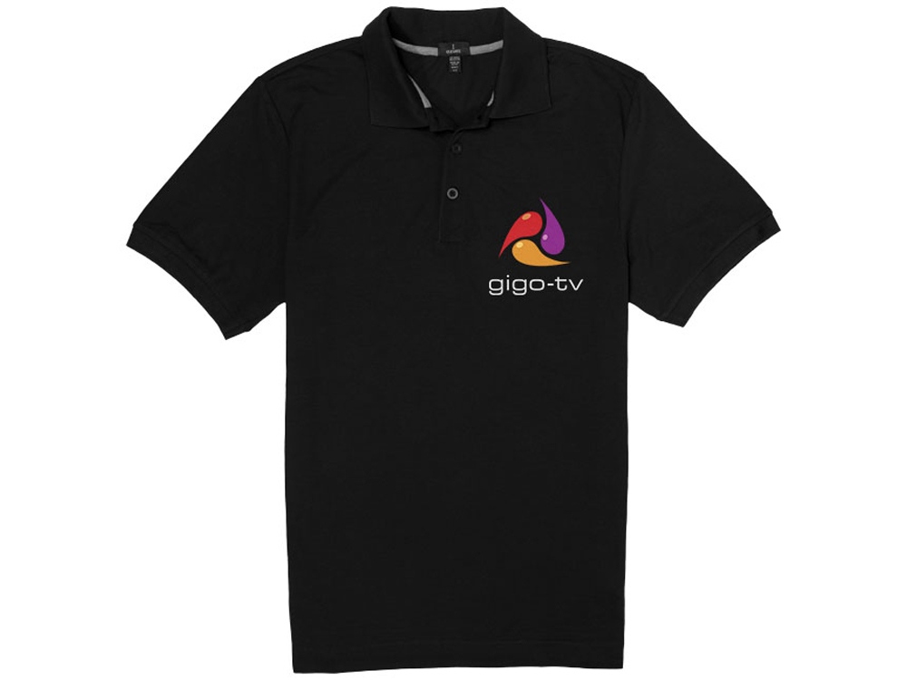 Рубашка поло Crandall мужская, черный