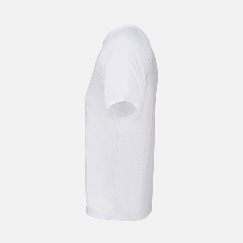 Футболка спортивная унисекс Vortex, белая, размер XXL