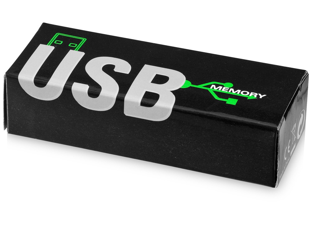 Флеш-карта Rotate Metallic USB 2.0 на 4 Gb, темно-синий