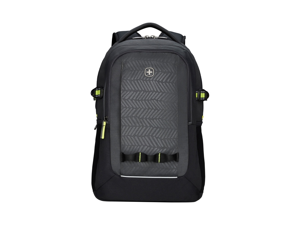 Рюкзак WENGER NEXT Ryde 16, антрацит/черный, переработанный ПЭТ/Полиэстер, 32х21х47 см, 26 л.