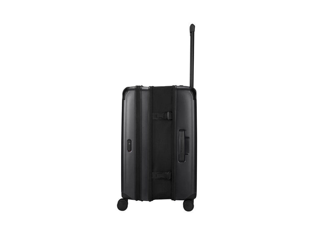 Чемодан VICTORINOX Spectra™ 3.0 Exp. Medium Case, чёрный, поликарбонат Sorplas™, 46x30x69 см, 81 л
