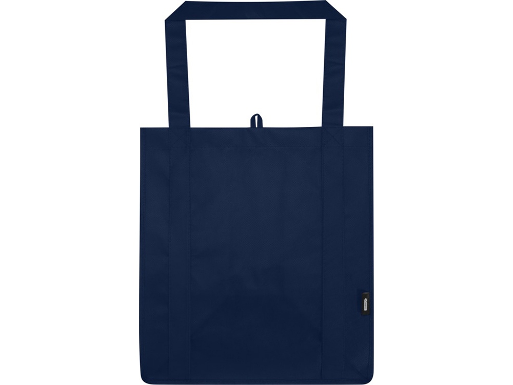 Liberty эко-сумка с прочным днищем объемом 6 л из нетканого материала, переработанного по стандарту GRS, синий navy