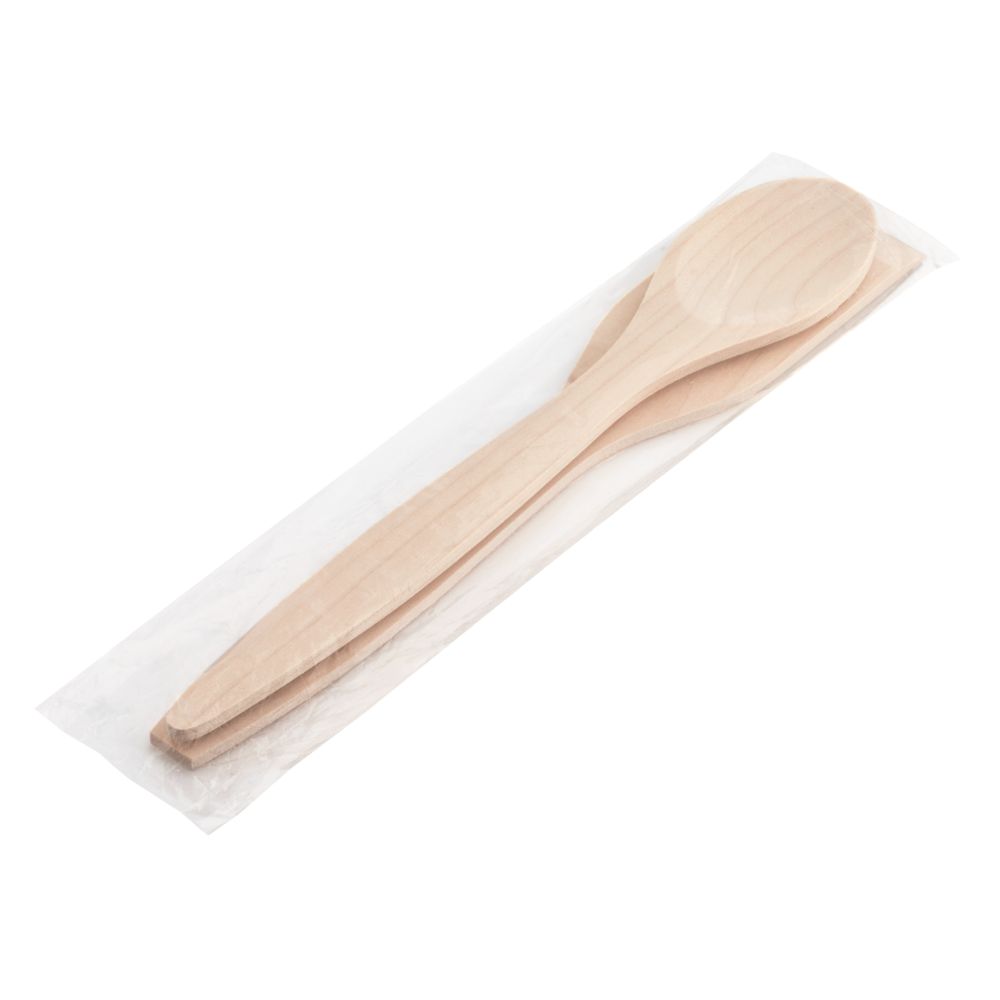 Набор из лопатки и ложки Stir and Fry — пример нанесения логотипа () | Print Logo