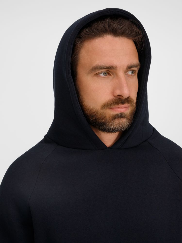 Худи унисекс оверсайз Easy Street, темно-синее, размер XS/S