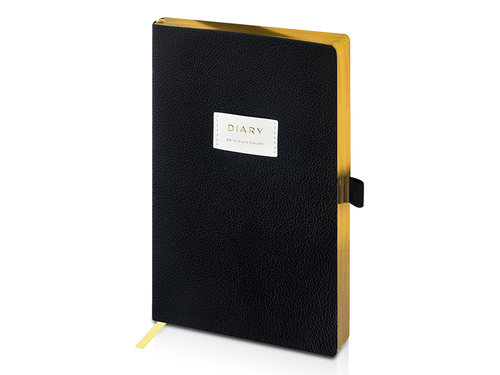 Ежедневник недатированный А5 Black с логотипом Bruno Visconti | Print Logo