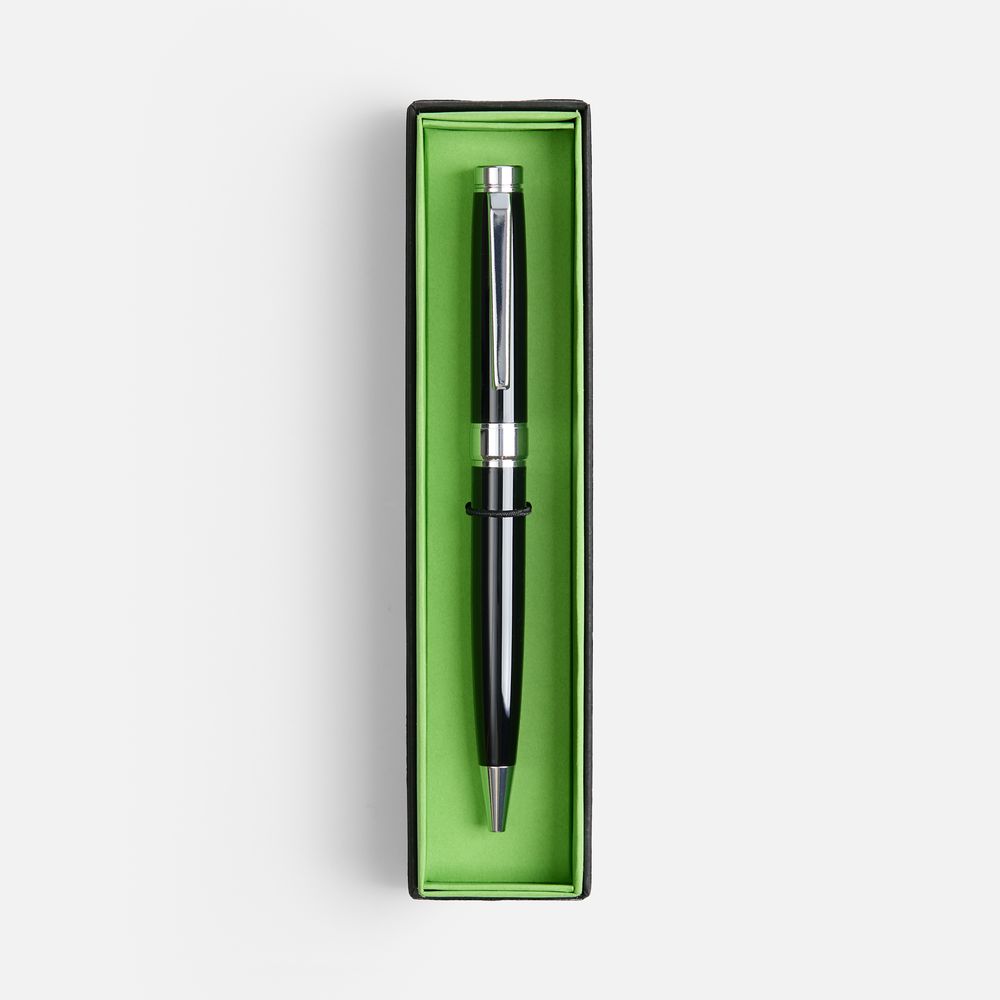 Ручка шариковая Broad Ring в футляре, глянцевая фото на сайте Print Logo.