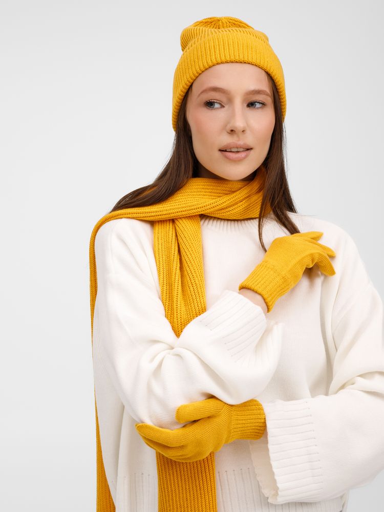 Перчатки Nobilis Mono, желтые (медовые), размер S/M