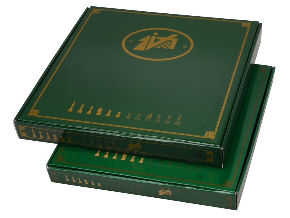 Шахматы Бородино, серый