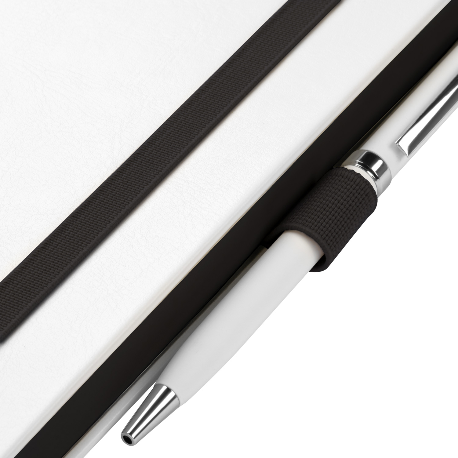 Ежедневник Арктик (Arctic) недатированный, белый/черный