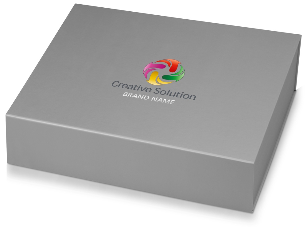 Подарочная коробка Giftbox большая, серебристый