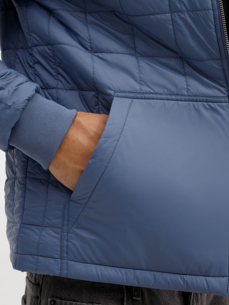 Куртка унисекс Warmbridge, синяя (джинс), размер M