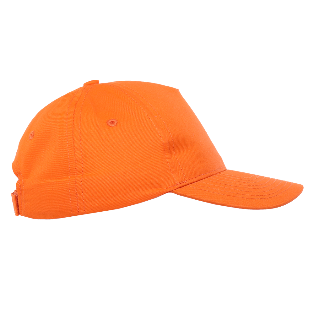 Детская бейсболка STAN 5 клиньев хлопок 150, 10J, Оранжевый,  (28/1)  (52-54/ONE SIZE)