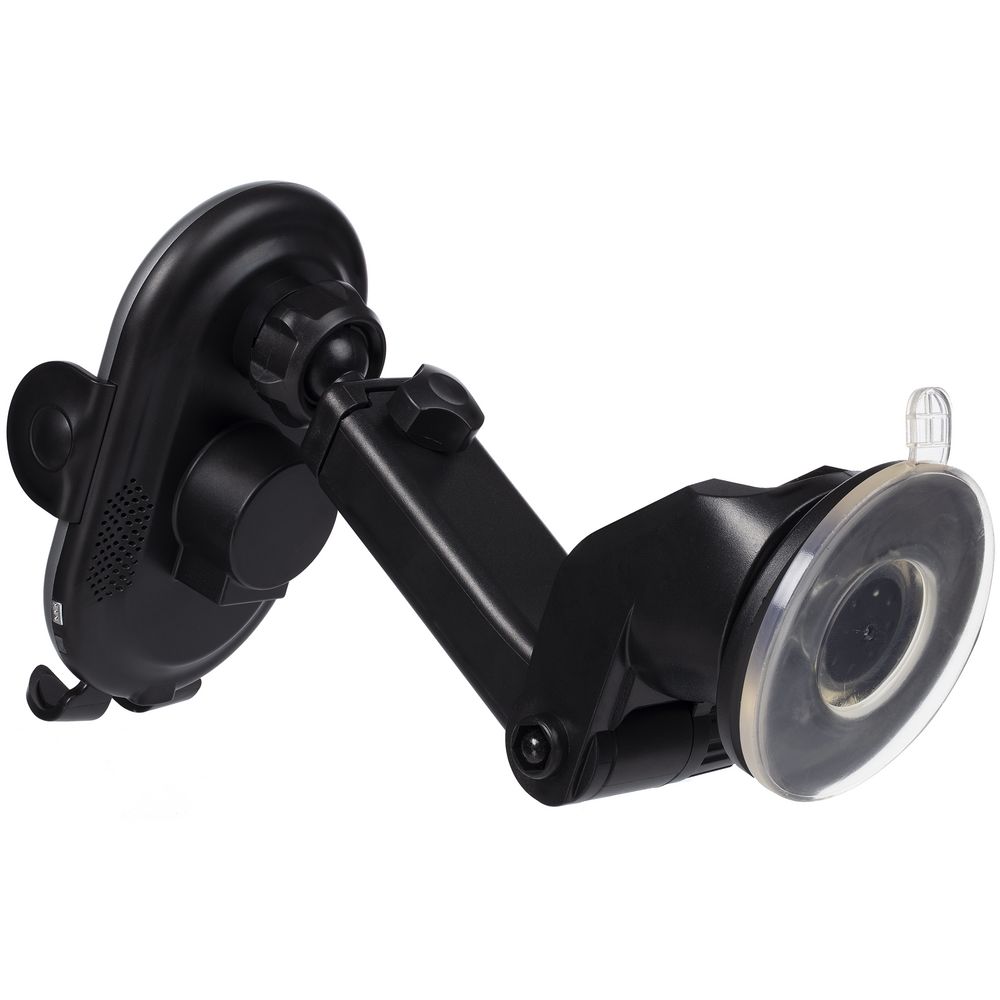 Держатель для смартфона Cleaver с беспроводной зарядкой фото на сайте Print Logo.