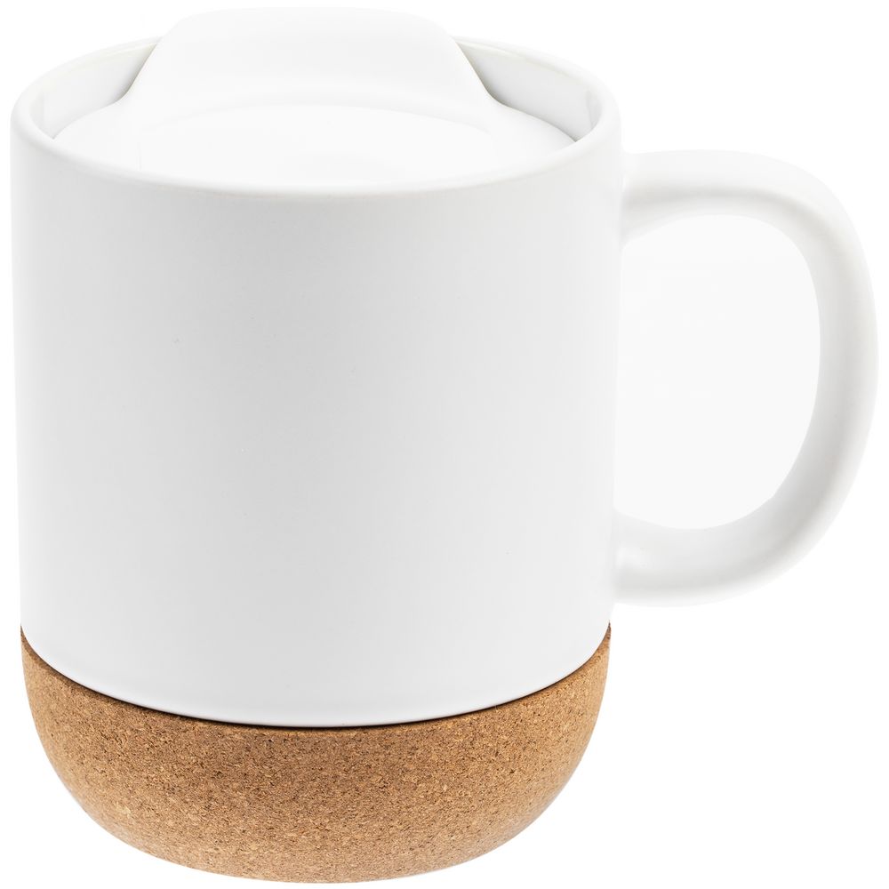 Кружка с пробковой подставкой Corky Walk для сублимационной печати, матовая с логотипом  | Print Logo