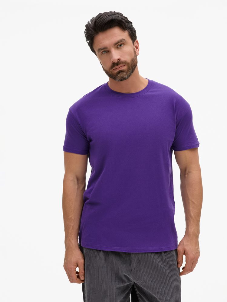 Футболка Imperial 190, темно-фиолетовая, размер 3XL