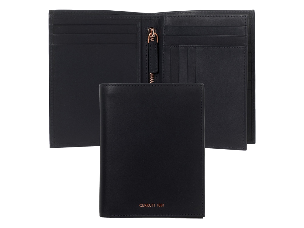Дорожный кошелек Zoom Navy с логотипом Cerruti 1881 | Print Logo