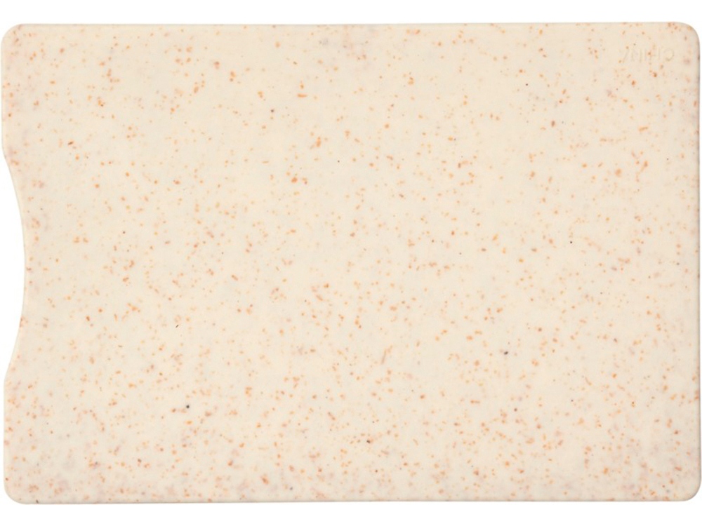 Чехол для карт RFID Straw, бежевый