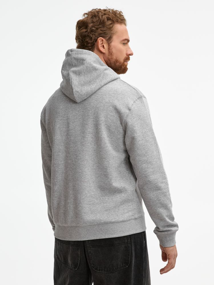Толстовка унисекс Spencer серый меланж, размер L