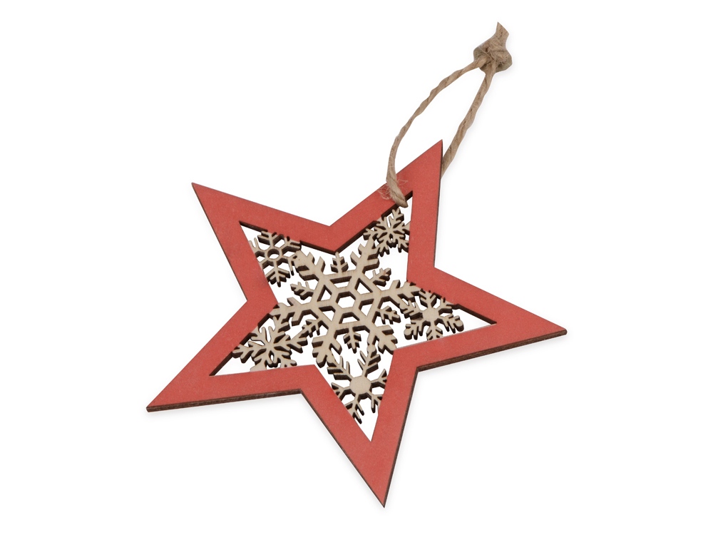 Подвеска Звездочка с логотипом  | Print Logo