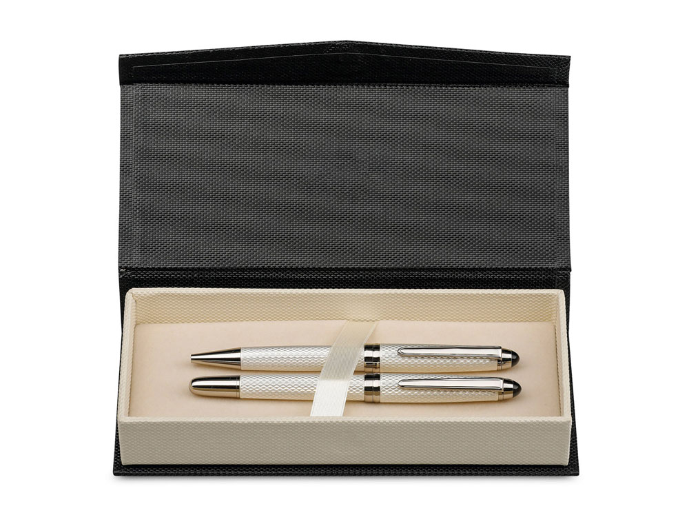 Набор ROYAL: ручка шариковая, ручка роллер с логотипом  | Print Logo