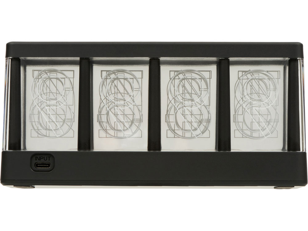 Часы с беспроводной зарядкой Cyber, 10 Вт (Р)