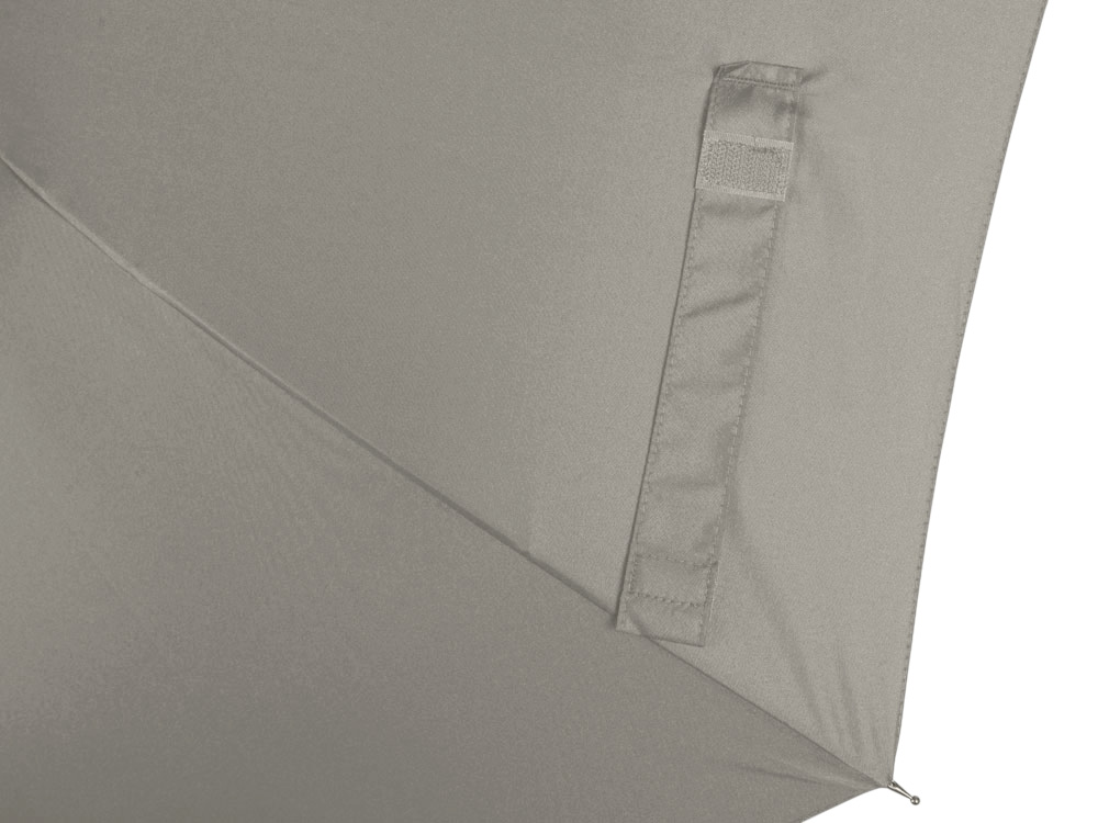 Зонт-трость Reviver с куполом из переработанного пластика, бежевый