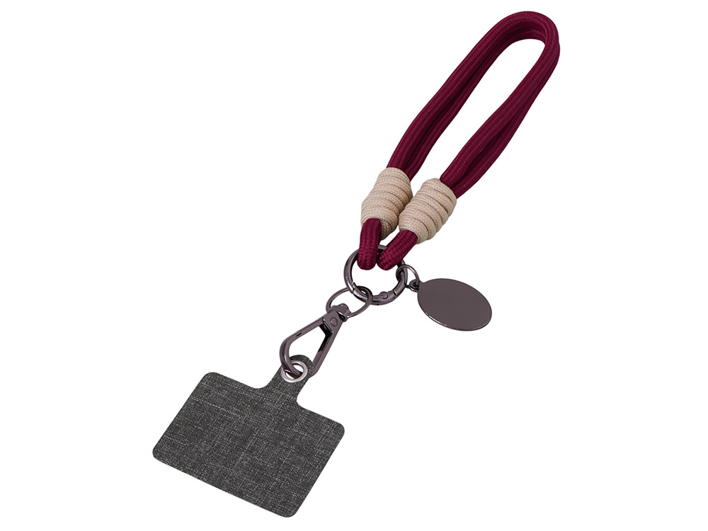 Брелок-браслет Bohemian с держателем для телефона с логотипом  | Print Logo