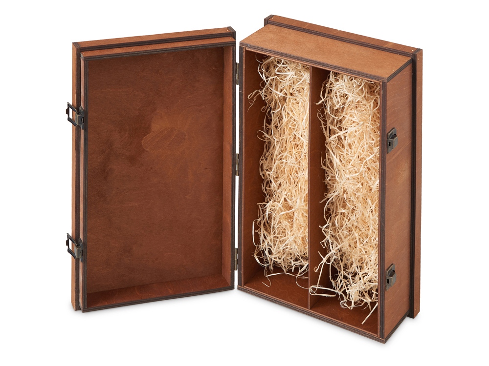 Подарочная коробка для двух бутылок Cotes de Toul с логотипом  | Print Logo